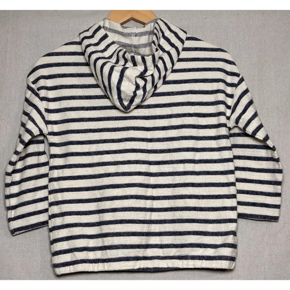 Old Navy Baja Beach Hoodie Striped‎ Youth Kids Size L 10-12 NWOT